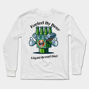 Fueled by beer by BestPlanetBuyersbpb Long Sleeve T-Shirt